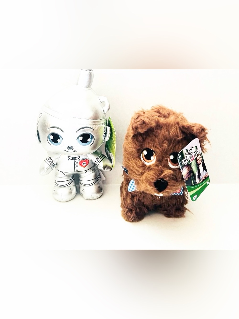 The Wizard of Oz 8” Toto and Tin Man Plush Set